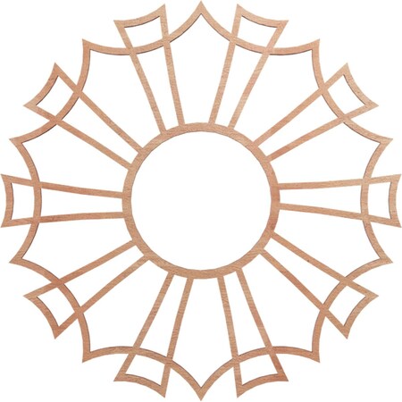 Ekena Millwork Augustus Wood Fretwork Pierced Ceiling Medallion, Cherry, 16"OD x 5 5/8"ID x 1/4"T CMWP16X16X0250AUCH